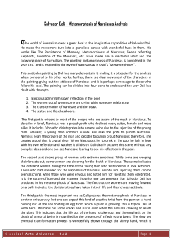 Salvador Dali &ndash; Metamorphosis of Narcissus Analysis