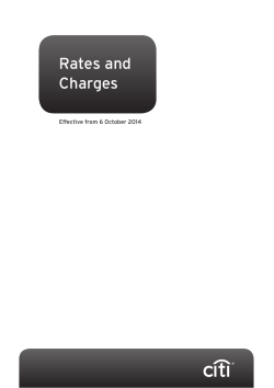 Rates and Charges