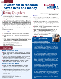 Eating Disorders - Research!America
