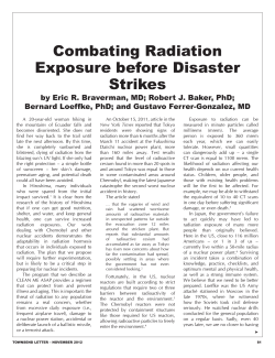 Combating Radiation Exposure before Disaster Strikes