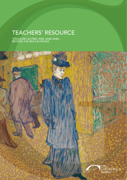 teachers` resource - Courtauld Institute of Art