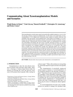 Models and Scenarios