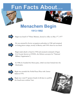 Menachem Begin 1913-1992