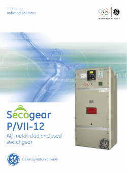 Secogear P/VII-12 - GE Industrial Solutions