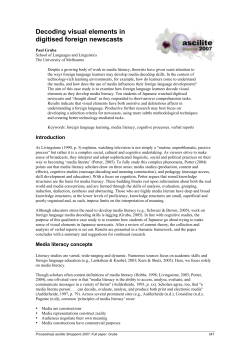 Decoding visual elements in digitised foreign newscasts