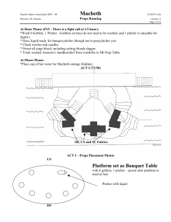 Props Running Sheet Example
