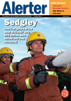 How firefighters at the West Midlands` only RDS station were sacked