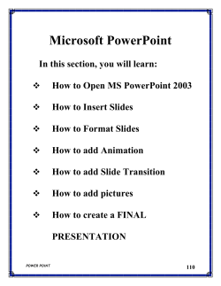 Microsoft PowerPoint