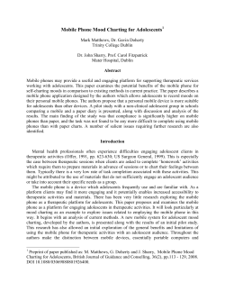 Mobile Mood Charting_reformat - School of Computer Science and