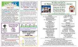 ST. TERESA OF AVILA CATHOLIC CHURCH