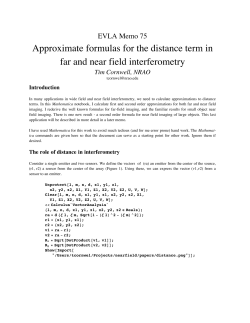 Approximate formulas for the distance term in far and near field