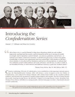 Introducing the Confederation Series - Macdonald