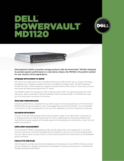 PowerVault MD1120 Spec Sheet
