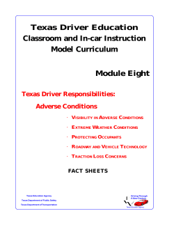 Texas Driver Education Classroom and In