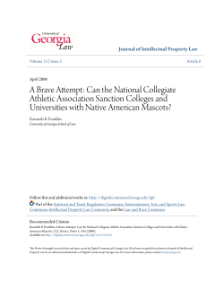 A Brave Attempt: Can the National Collegiate Athletic Association