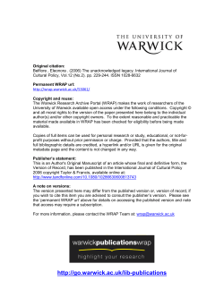 - Warwick WRAP