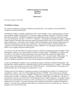 California Institute of Technology Fall 2001/2 BEM 103 Homework 2