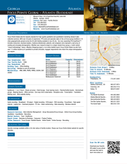 Georgia Atlanta Focus Pointe Global