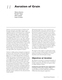 Grain aeration (PDF Available)