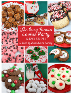 The Busy Mom`s Cookie Party