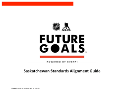 Saskatchewan Standards Alignment Guide