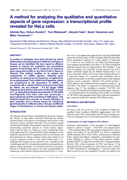 A method for analyzing the qualitative and