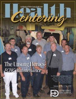 Fall, 2010 - Fulton County Health Center