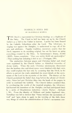 Diabolus Simia Dei.