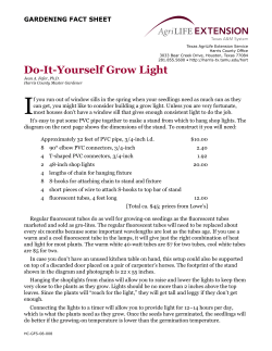 Do-It-Yourself Grow Light - AgriLife Extension County Offices