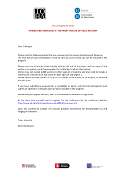 Dear Colleague, Please note the following points that are necessary