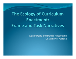 a curriculum