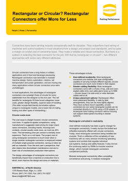 Circular vs Rectangular - White Paper - HARTING