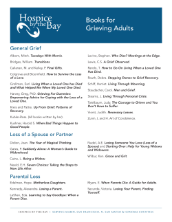 Books for Grieving Adults