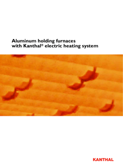 Aluminum holding furnaces (brochure)