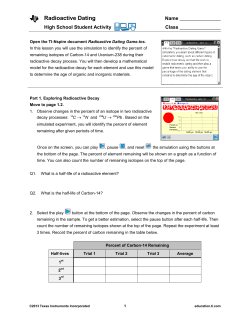 Summary of lesson - TI Education