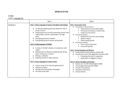 IP Syllabus - CHIJ St Nicholas Girls` School