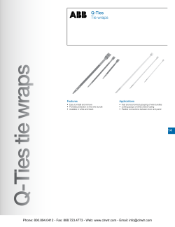 ABB Q-Ties Tie Wraps