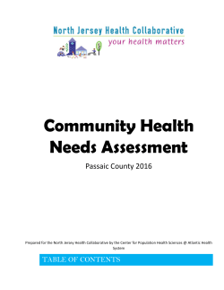 Community Health Needs Assessment