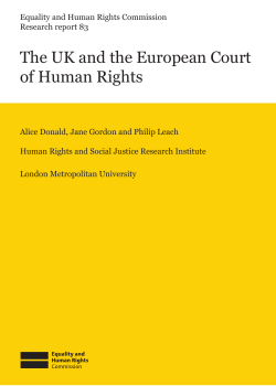 as PDF - Equality and Human Rights Commission