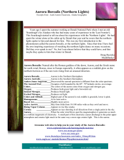 Aurora Borealis (Northern Lights)