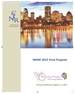 2012 Montreal Program