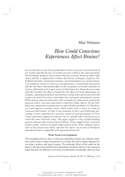 How Could Conscious Experiences Affect Brains?