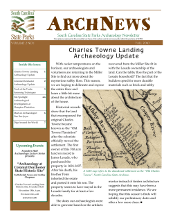archnews - South Carolina Parks