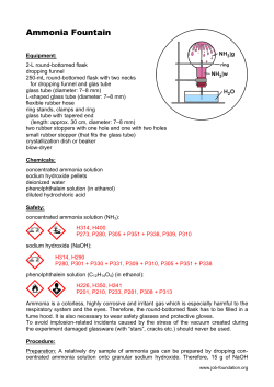 Ammonia Fountain