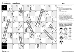 5. Serpientes y escaleras