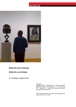 Modernit&eacute; and its mythology - Portal PubliOnline