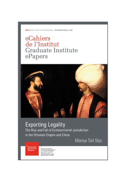 Exporting Legality - Graduate Institute Repository