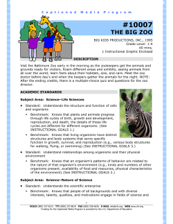 10007 THE BIG ZOO - The Described and Captioned Media Program
