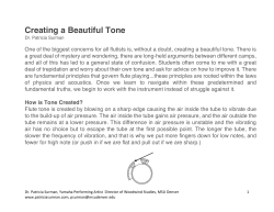 Tips For Creating a Beautiful Tone