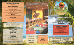 CATERING MENU